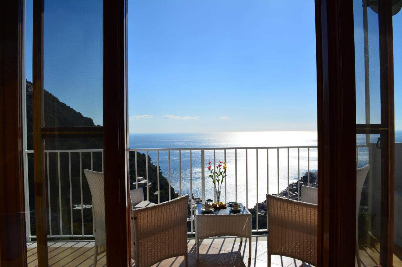 Casa Rossia Breathtaking Sea View Apartment In Positano Exterior foto