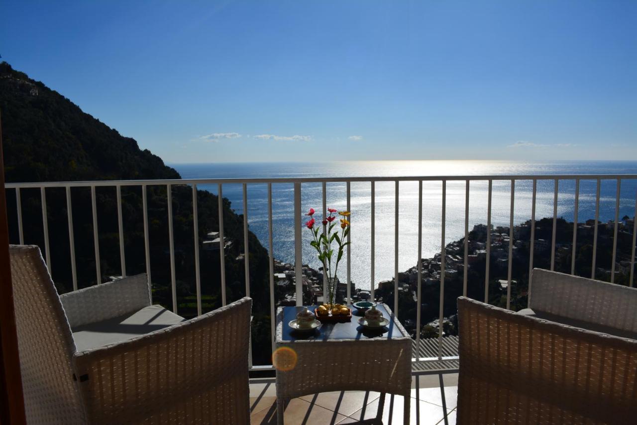 Casa Rossia Breathtaking Sea View Apartment In Positano Exterior foto
